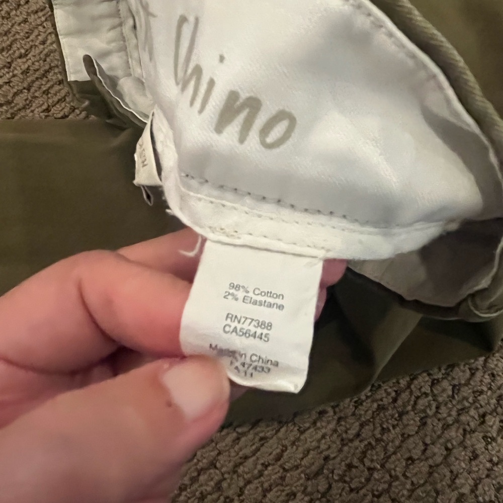 J Crew Bennett Chino Olive Green Preppy Pants sz 4 - Picture 7 of 8
